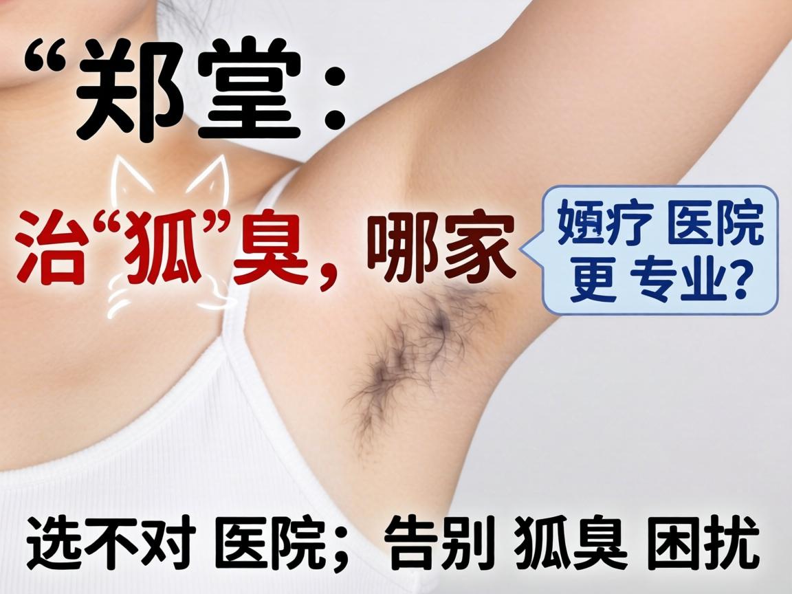 郑州治狐臭，哪家医院更专业？选对医院，告别狐臭困扰