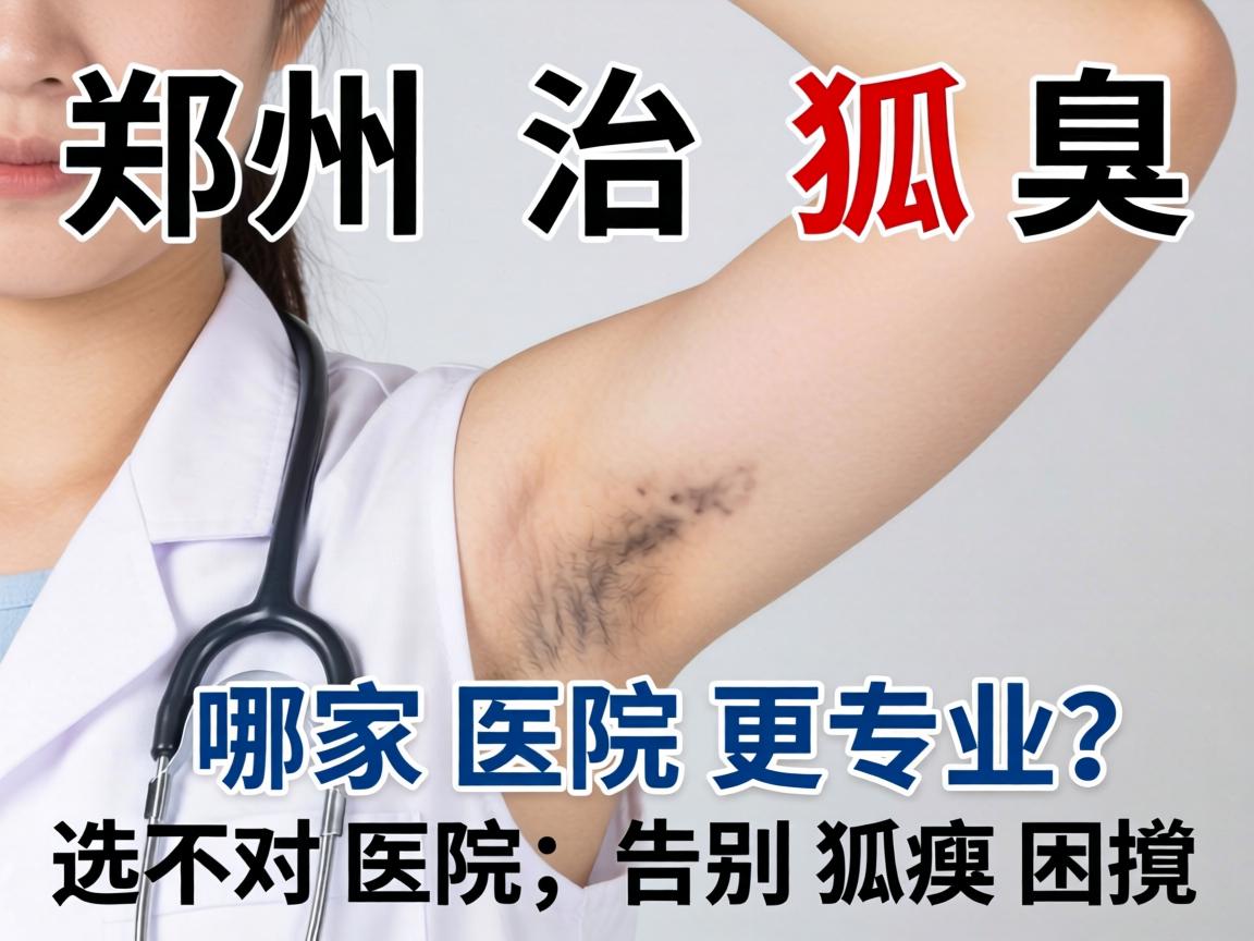 郑州治狐臭，哪家医院更专业？选对医院，告别狐臭困扰