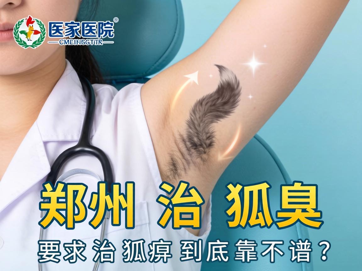 郑州治狐臭，这家医院治狐臭到底靠不靠谱？