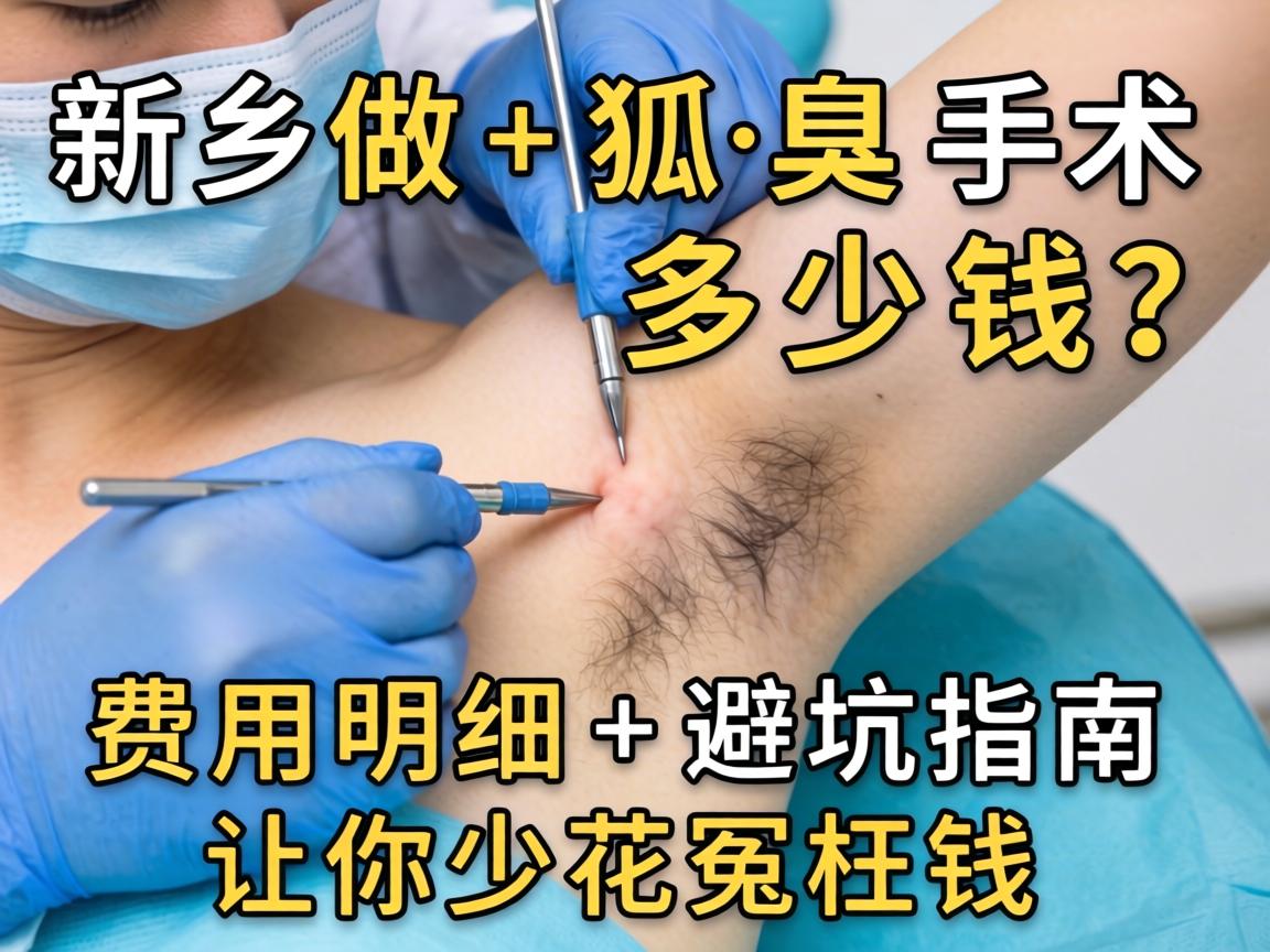 新乡做狐臭手术多少钱？费用明细+避坑指南，让你少花冤枉钱