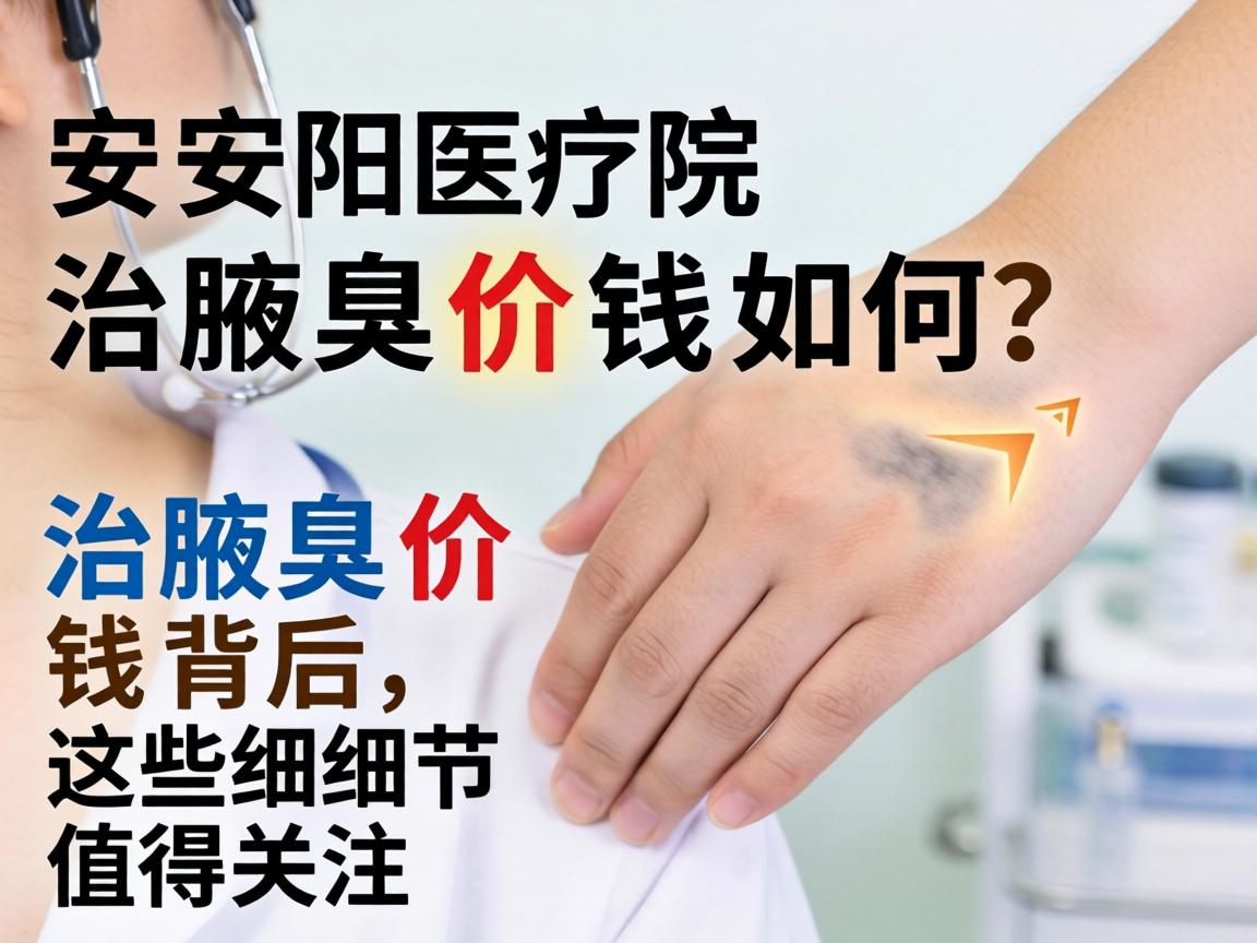 安阳医院治腋臭价钱如何？治腋臭价钱背后，这些细节值得关注