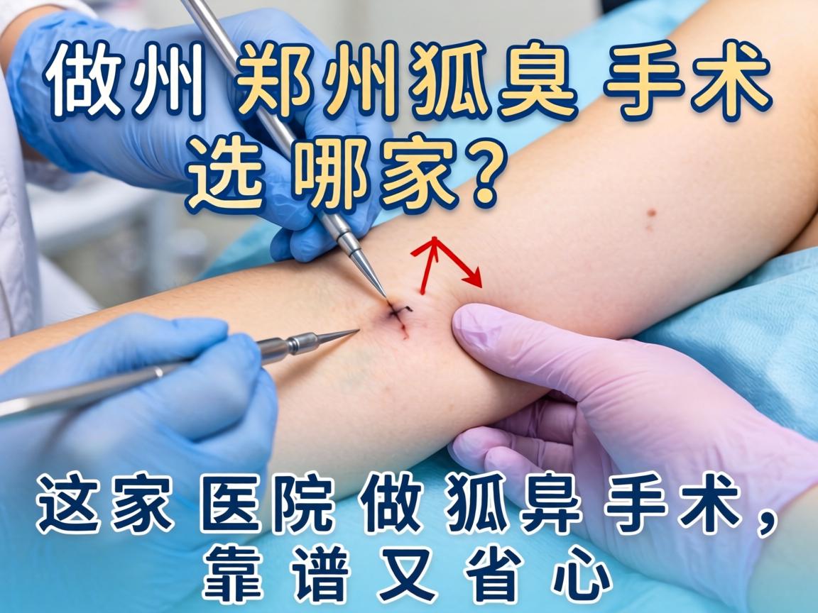 郑州做狐臭手术选哪家？这家医院做狐臭手术，靠谱又省心
