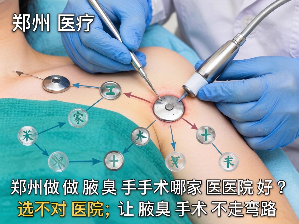 郑州做腋臭手术哪家医院好？选对医院，让腋臭手术不走弯路