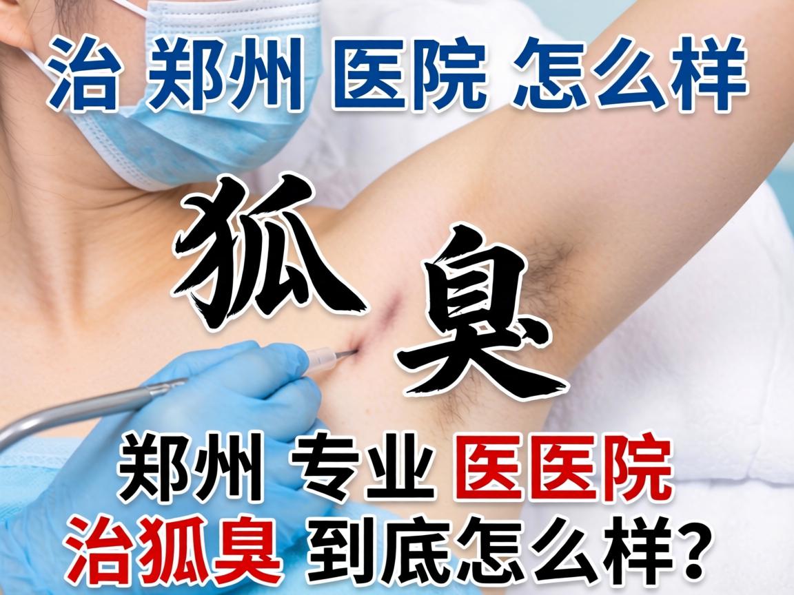 治疗狐臭，郑州医院怎么样？郑州专业医院治狐臭到底怎么样？