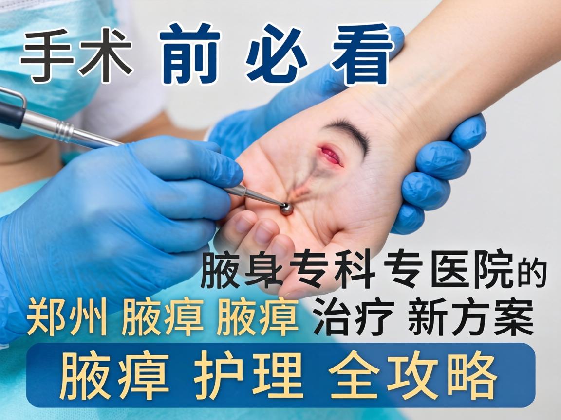 腋臭手术前必看，郑州腋臭专科医院的腋臭治疗新方案，腋臭护理全攻略