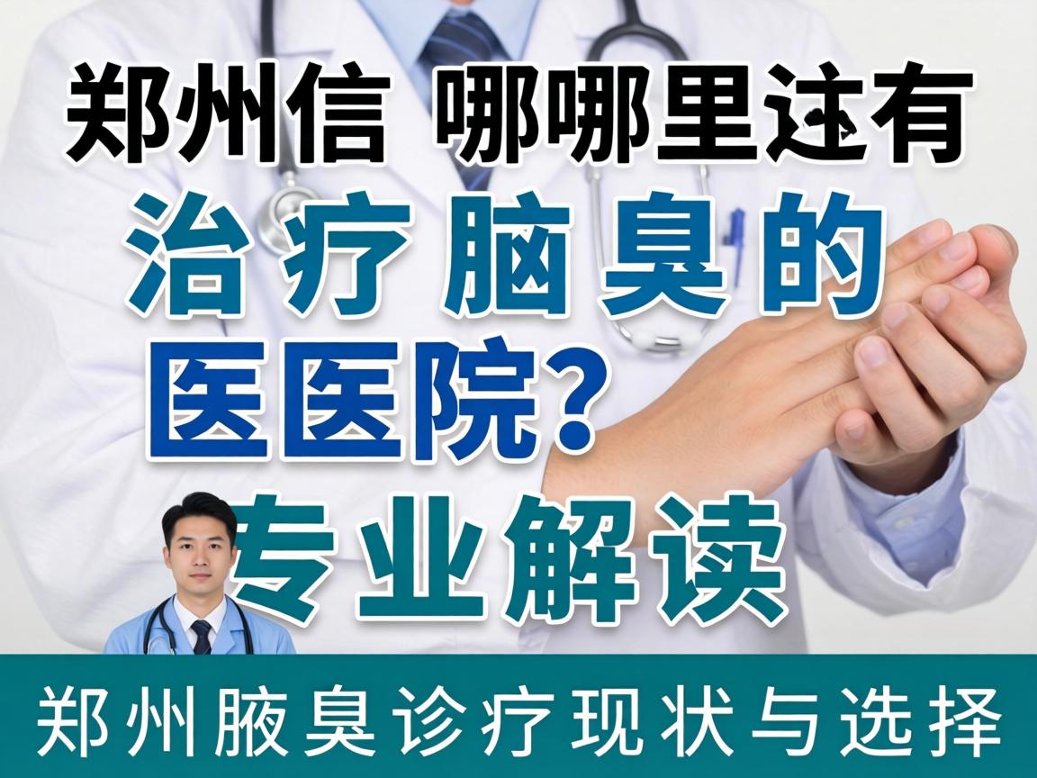 郑州哪里有治疗腋臭的医院？专业解读郑州腋臭诊疗现状与选择