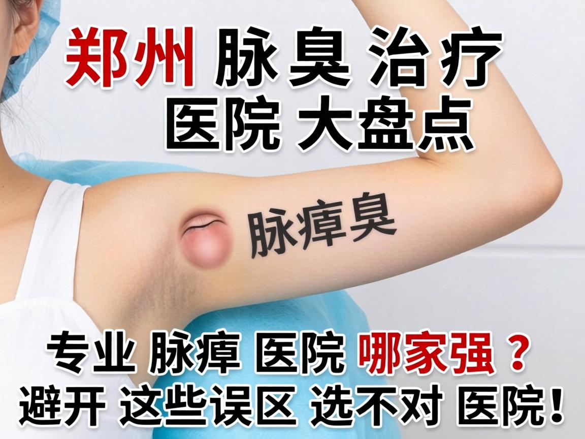 郑州腋臭治疗医院大盘点，专业腋臭医院哪家强？避开这些误区选对医院！
