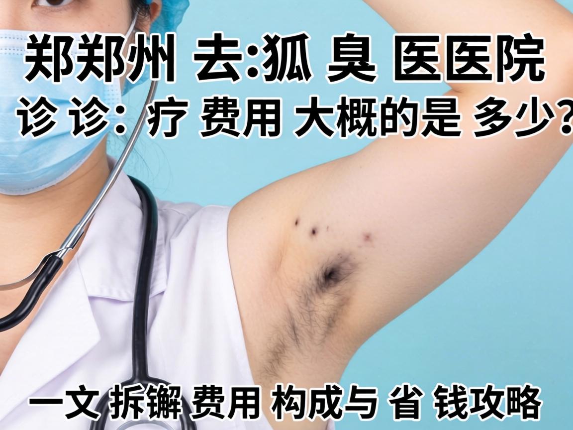 郑州去狐臭医院诊疗费用大概是多少？一文拆解费用构成与省钱攻略