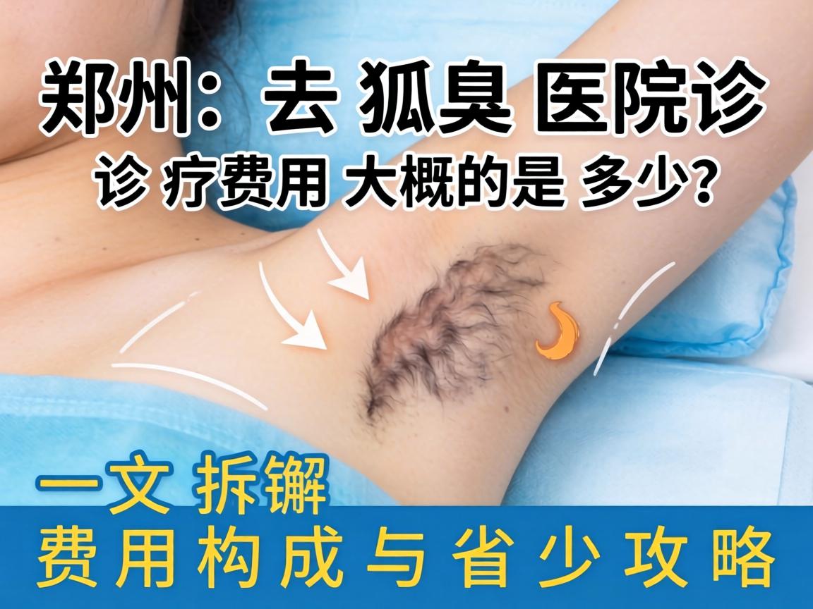 郑州去狐臭医院诊疗费用大概是多少？一文拆解费用构成与省钱攻略