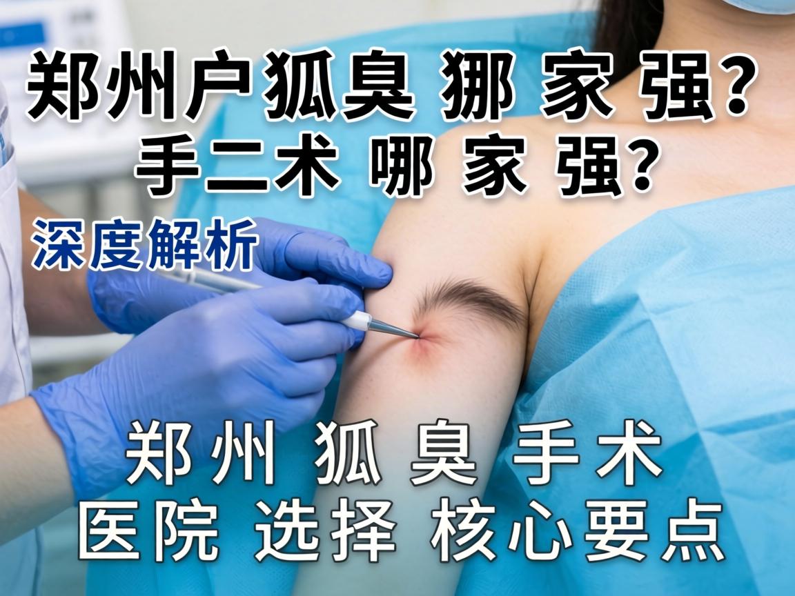 郑州狐臭手术哪家强？深度解析郑州狐臭手术医院选择核心要点