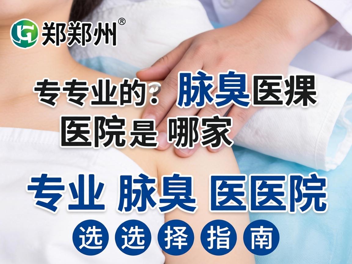 郑州专业的腋臭医院是哪家？专业腋臭医院选择指南