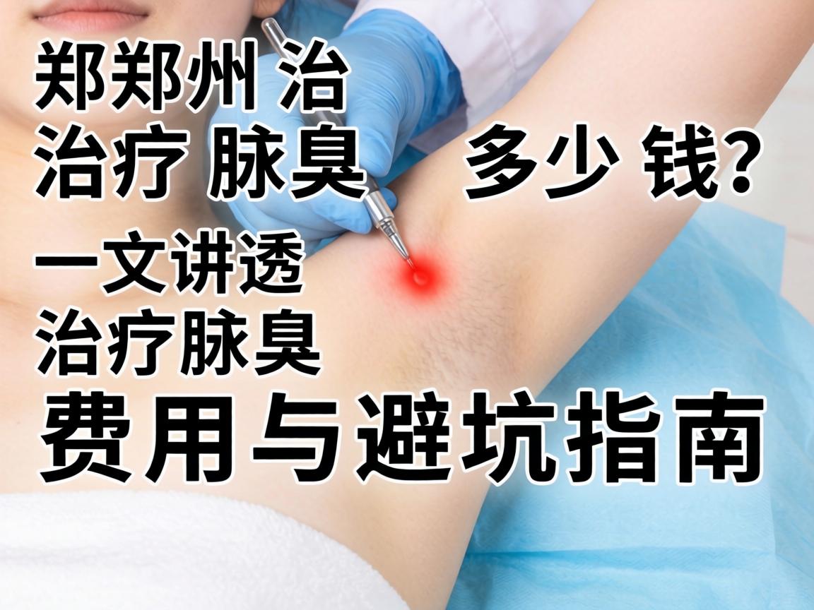 在郑州治疗腋臭多少钱？一文讲透治疗腋臭费用与避坑指南