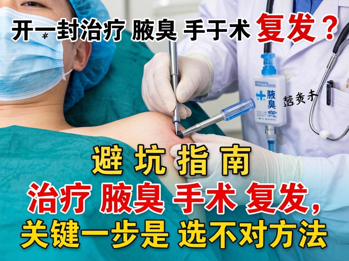 开封治疗腋臭手术复发？避坑指南，治疗腋臭手术复发，关键一步是选对方法