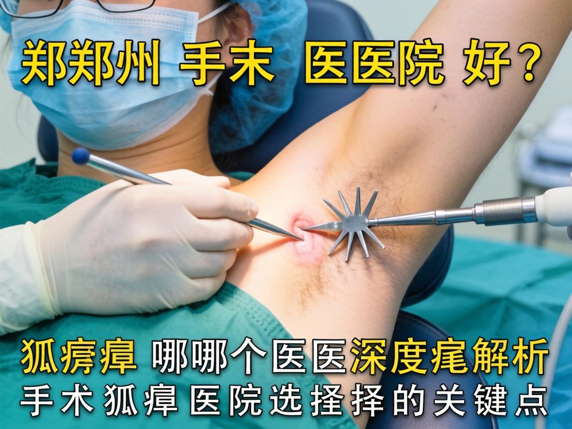 郑州手术狐臭哪个医院好？深度解析手术狐臭医院选择的关键点
