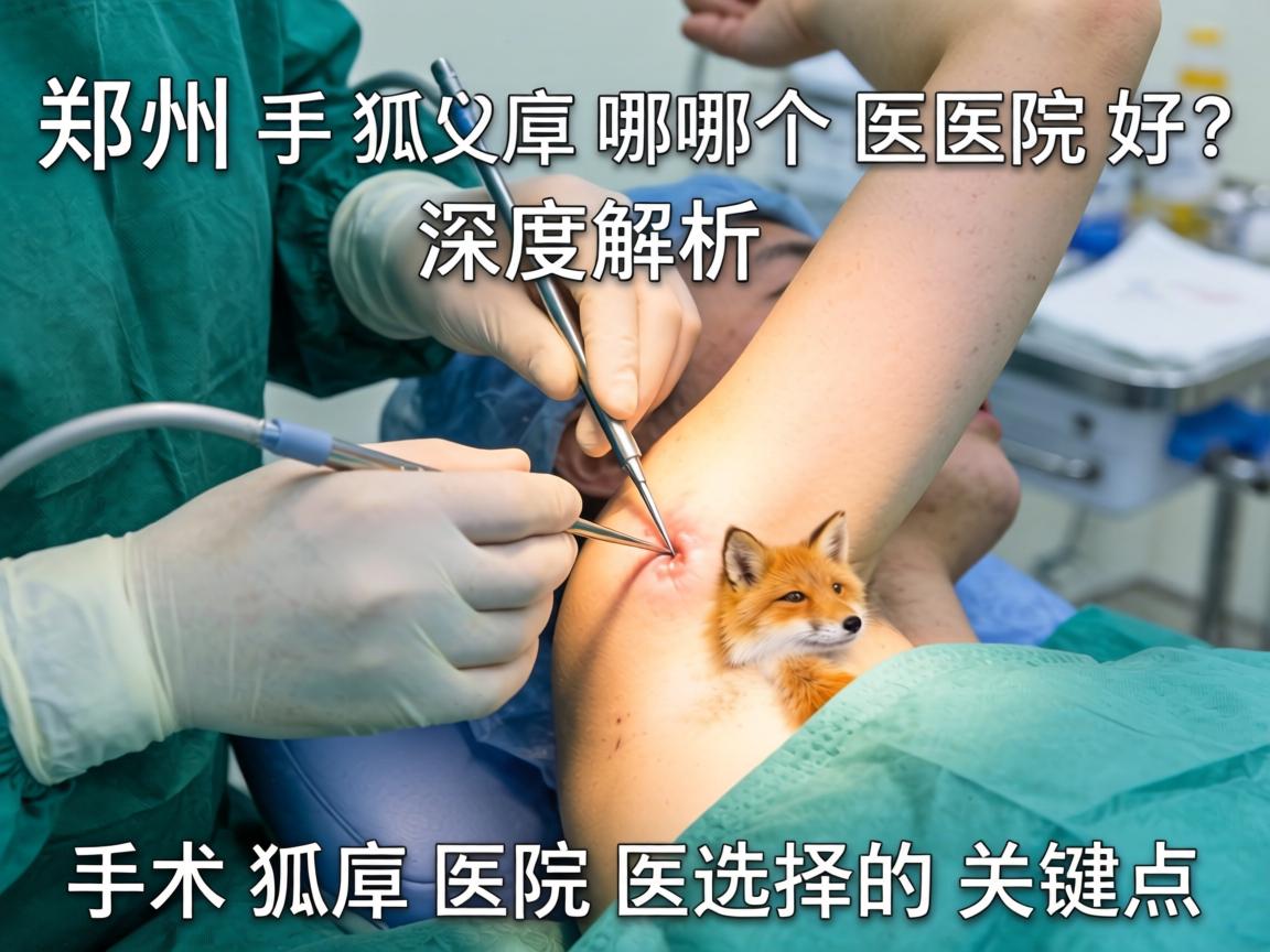 郑州手术狐臭哪个医院好？深度解析手术狐臭医院选择的关键点