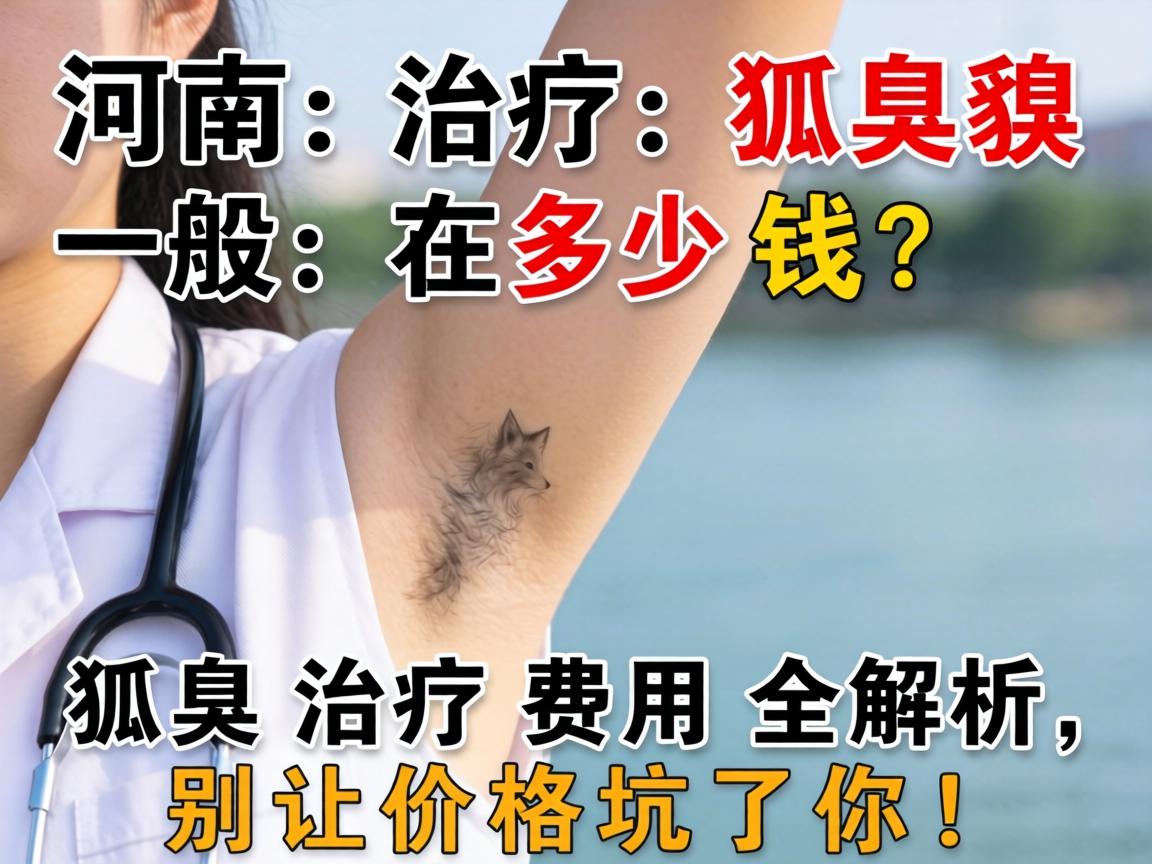 河南治疗狐臭一般在多少钱？狐臭治疗费用全解析，别让价格坑了你！