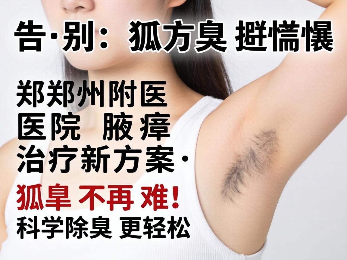 告别狐臭尴尬，郑州附医医院腋臭治疗新方案，狐臭不再难，科学除臭更轻松