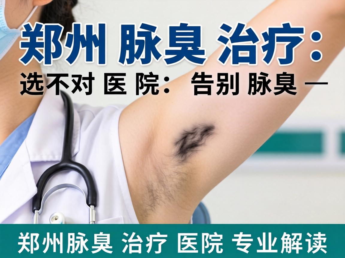 郑州腋臭治疗，选对医院，告别腋臭—郑州腋臭治疗医院专业解读