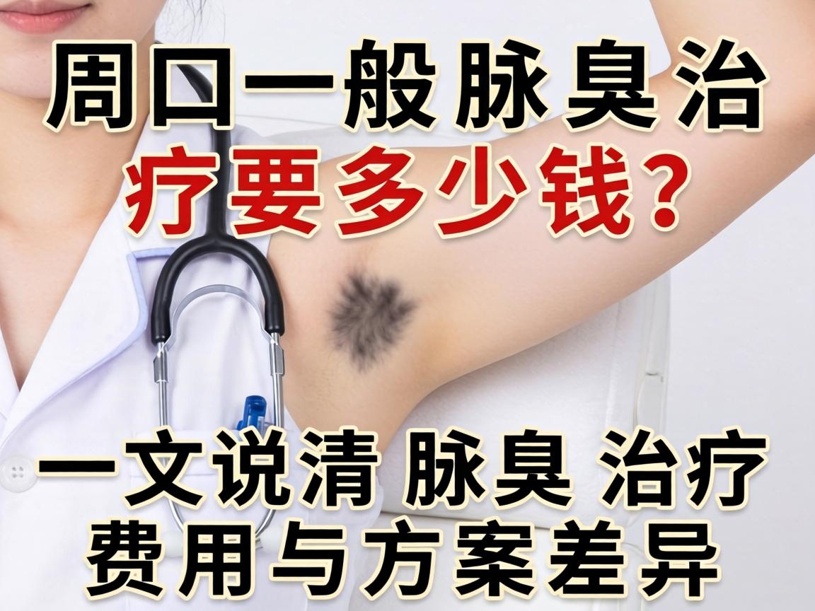周口一般腋臭治疗要多少钱？一文说清腋臭治疗费用与方案差异