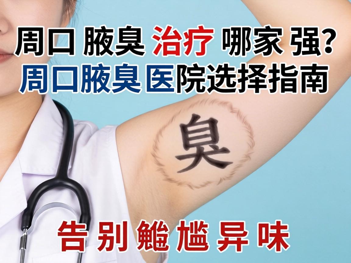 周口腋臭治疗哪家强？周口腋臭医院选择指南，告别尴尬异味