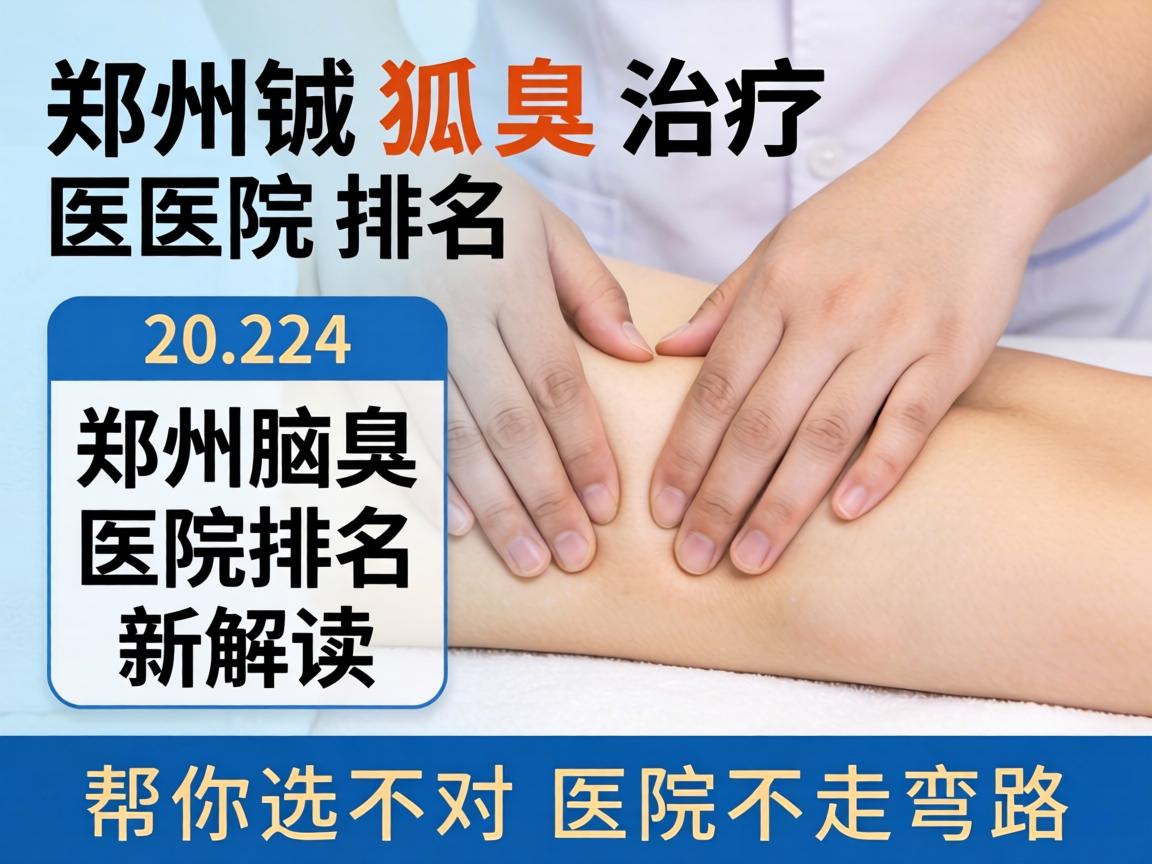 郑州狐臭治疗医院排名，2024郑州腋臭医院排名新解读，帮你选对医院不走弯路