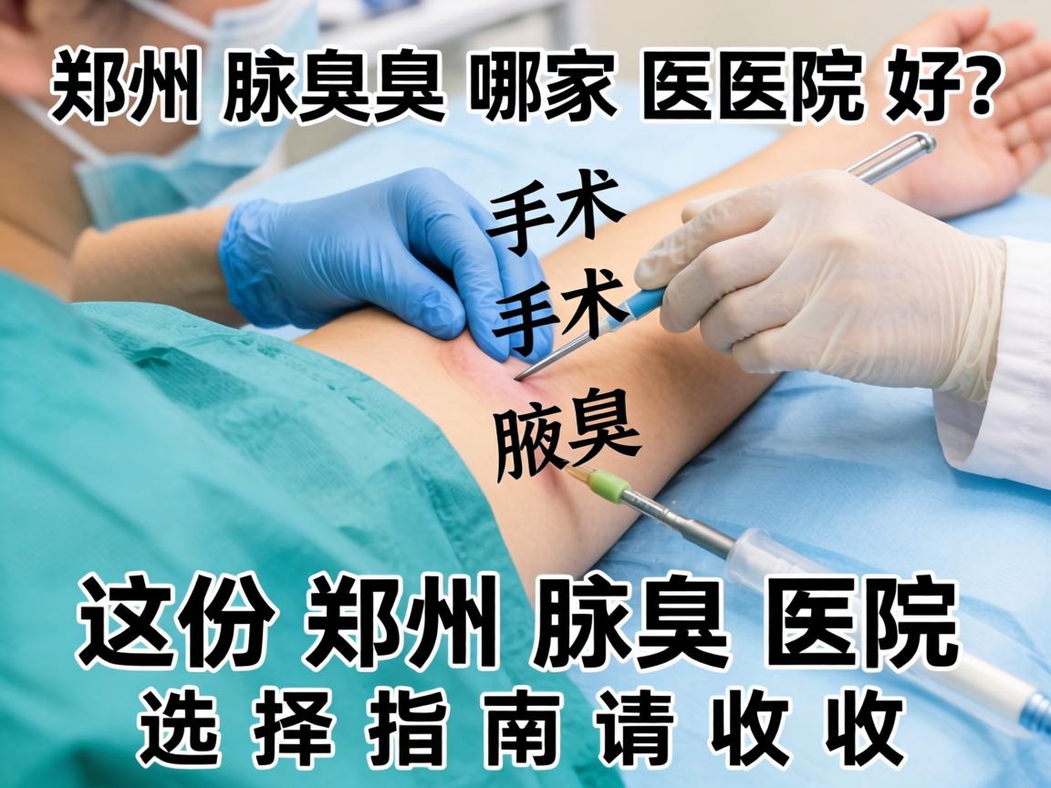 郑州腋臭手术哪家医院好？这份郑州腋臭医院选择指南请收好
