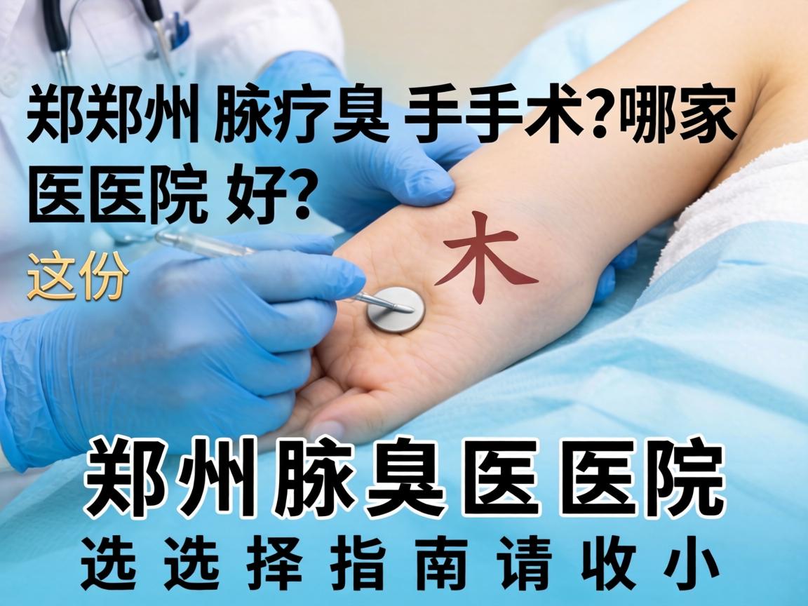 郑州腋臭手术哪家医院好？这份郑州腋臭医院选择指南请收好