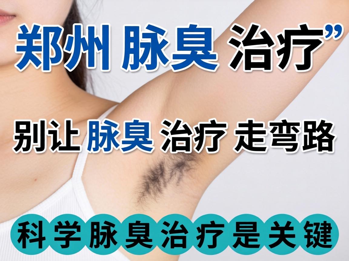 郑州腋臭治疗，别让腋臭治疗走弯路，科学腋臭治疗是关键
