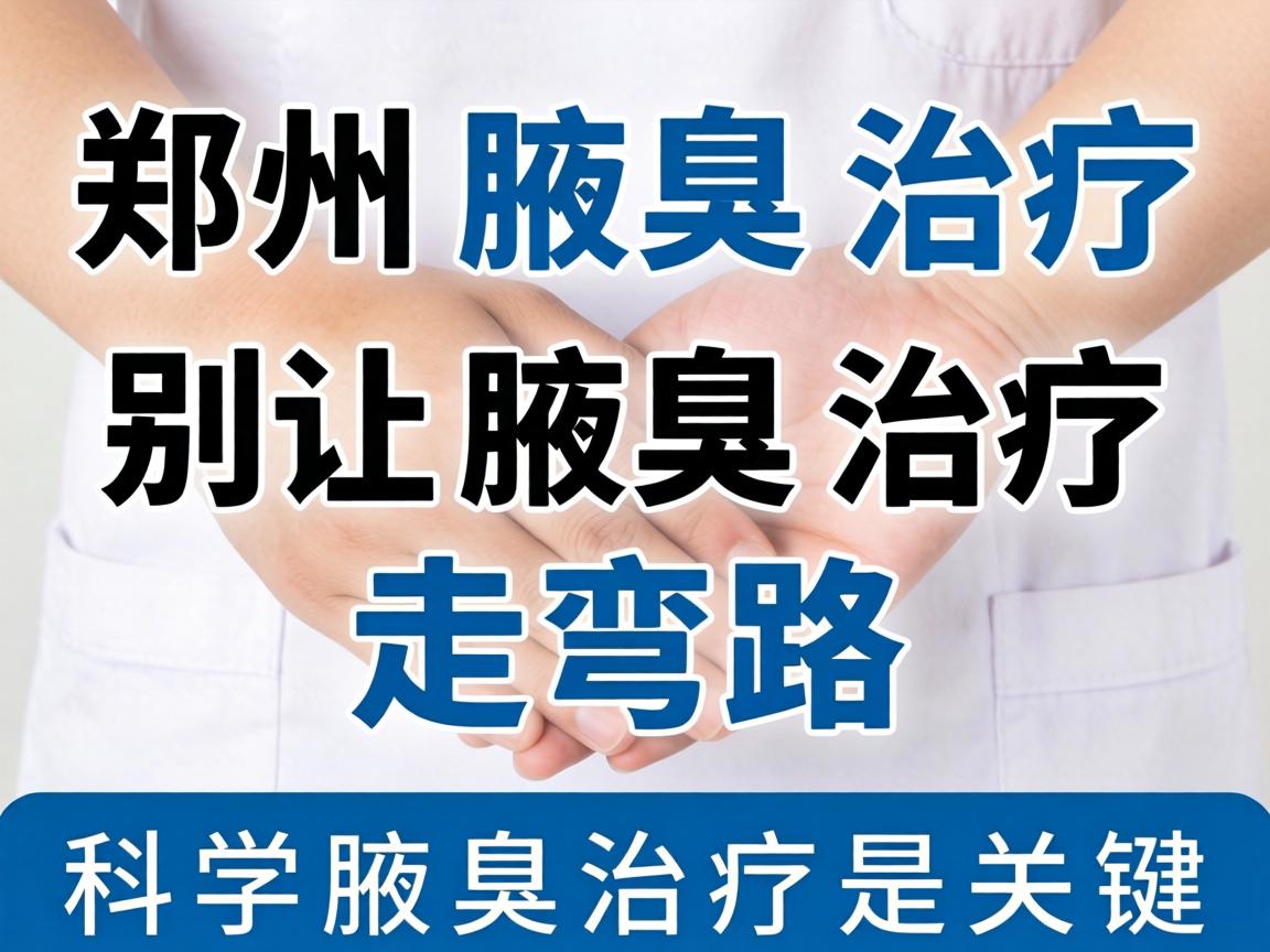 郑州腋臭治疗，别让腋臭治疗走弯路，科学腋臭治疗是关键