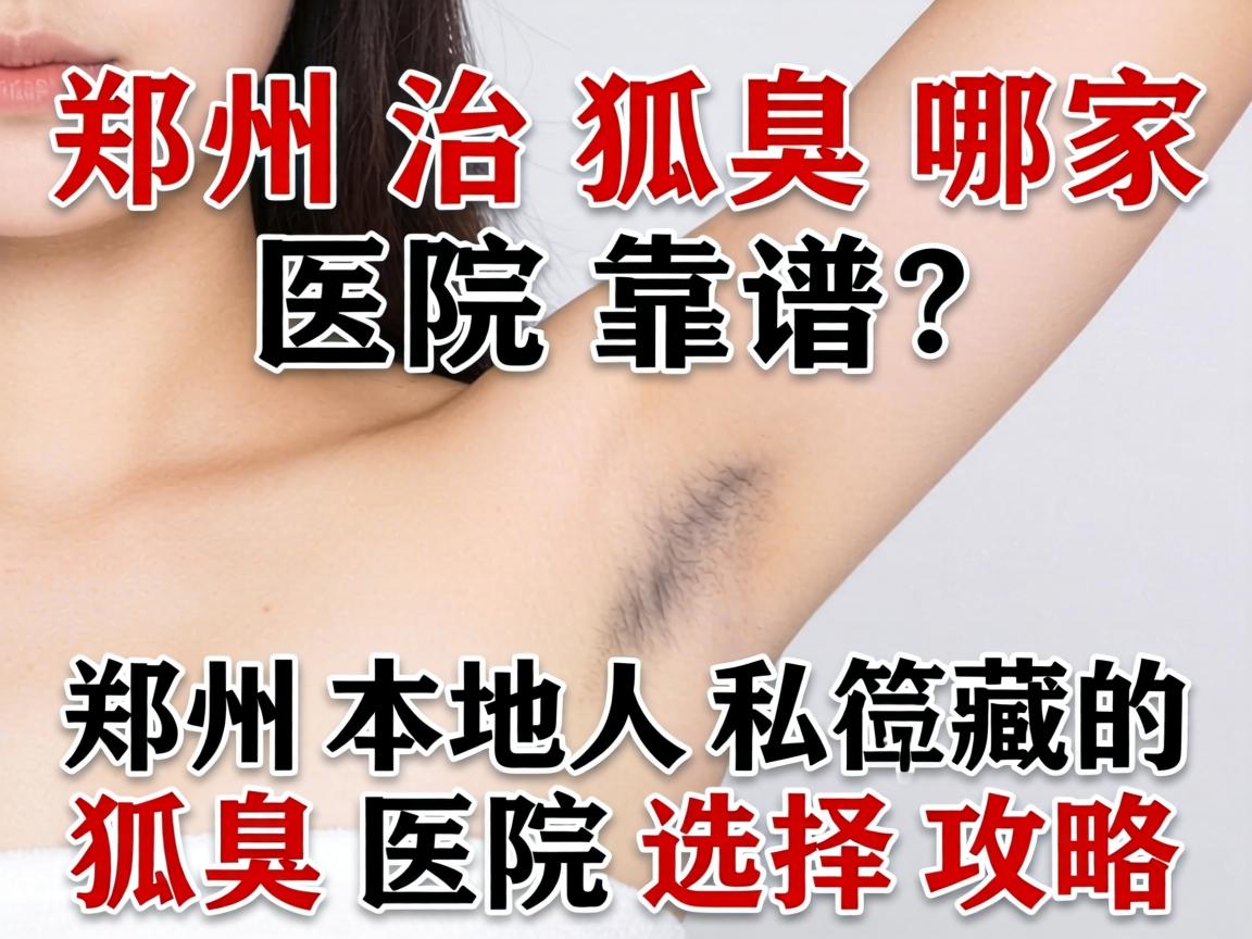 郑州治狐臭哪家医院靠谱？郑州本地人私藏的狐臭医院选择攻略