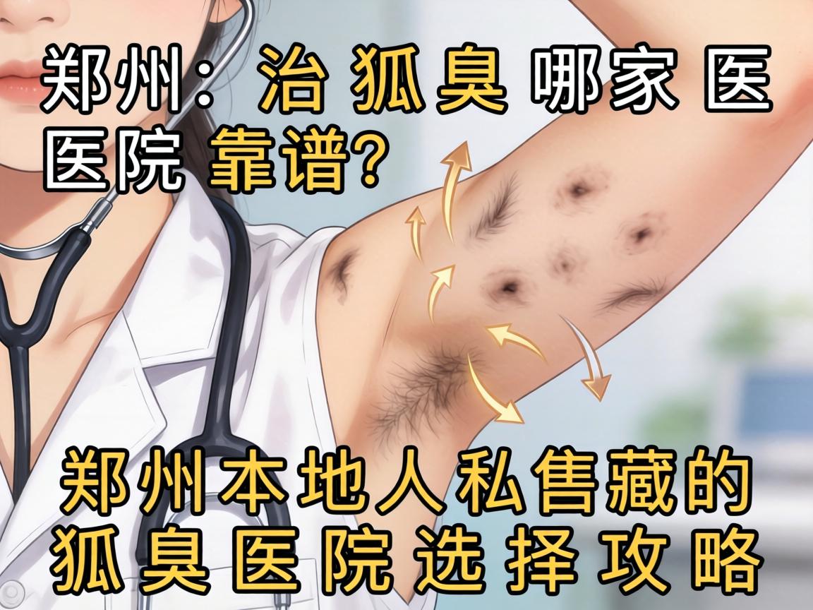 郑州治狐臭哪家医院靠谱？郑州本地人私藏的狐臭医院选择攻略