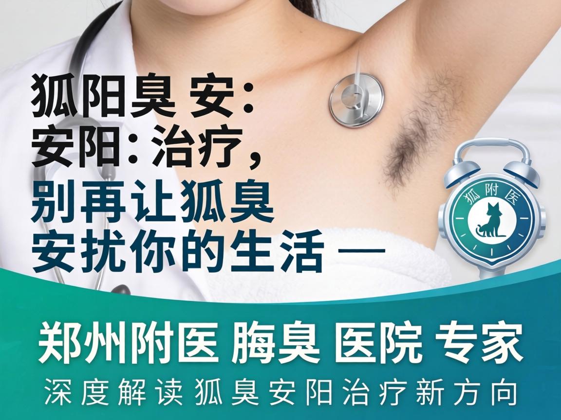 狐臭安阳治疗，别再让狐臭安扰你的生活—郑州附医腋臭医院专家深度解读狐臭安阳治疗新方向
