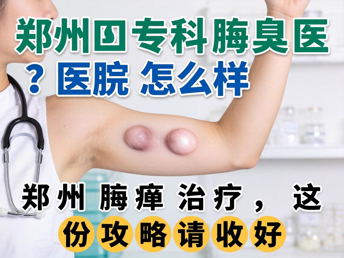郑州专科腋臭医院怎么样？郑州腋臭治疗，这份攻略请收好