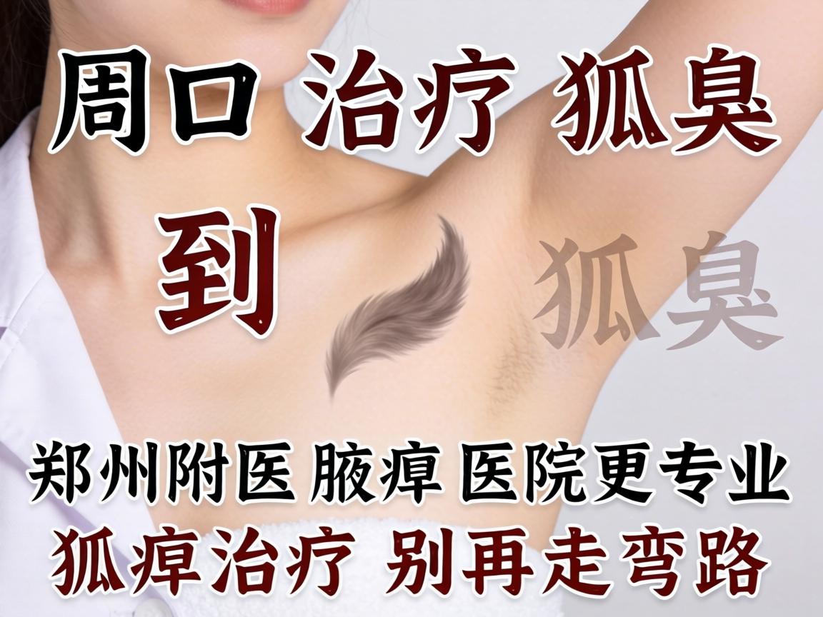 周口治疗狐臭，到郑州附医腋臭医院更专业，狐臭治疗别再走弯路