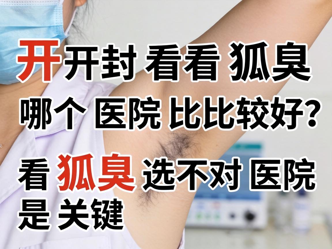 开封看狐臭哪个医院比较好？看狐臭选对医院是关键
