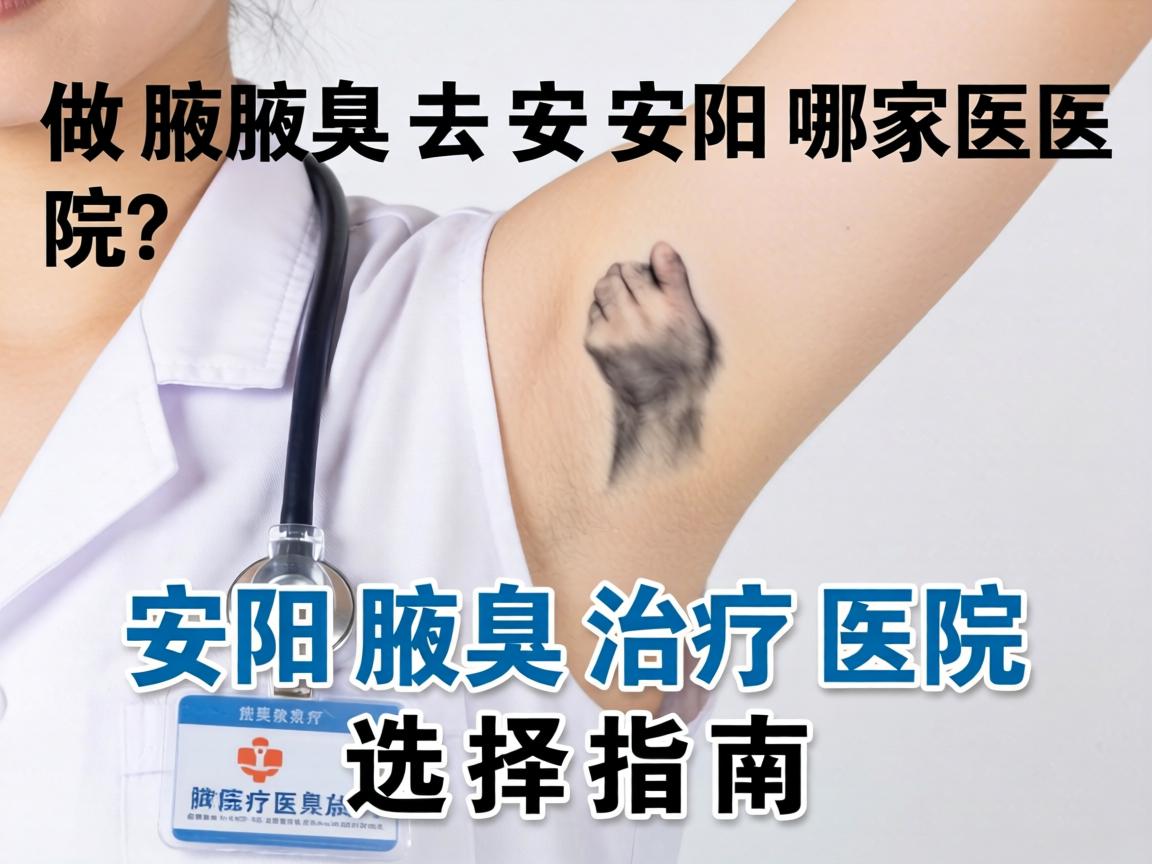 做腋臭去安阳哪家医院？安阳腋臭治疗医院选择指南