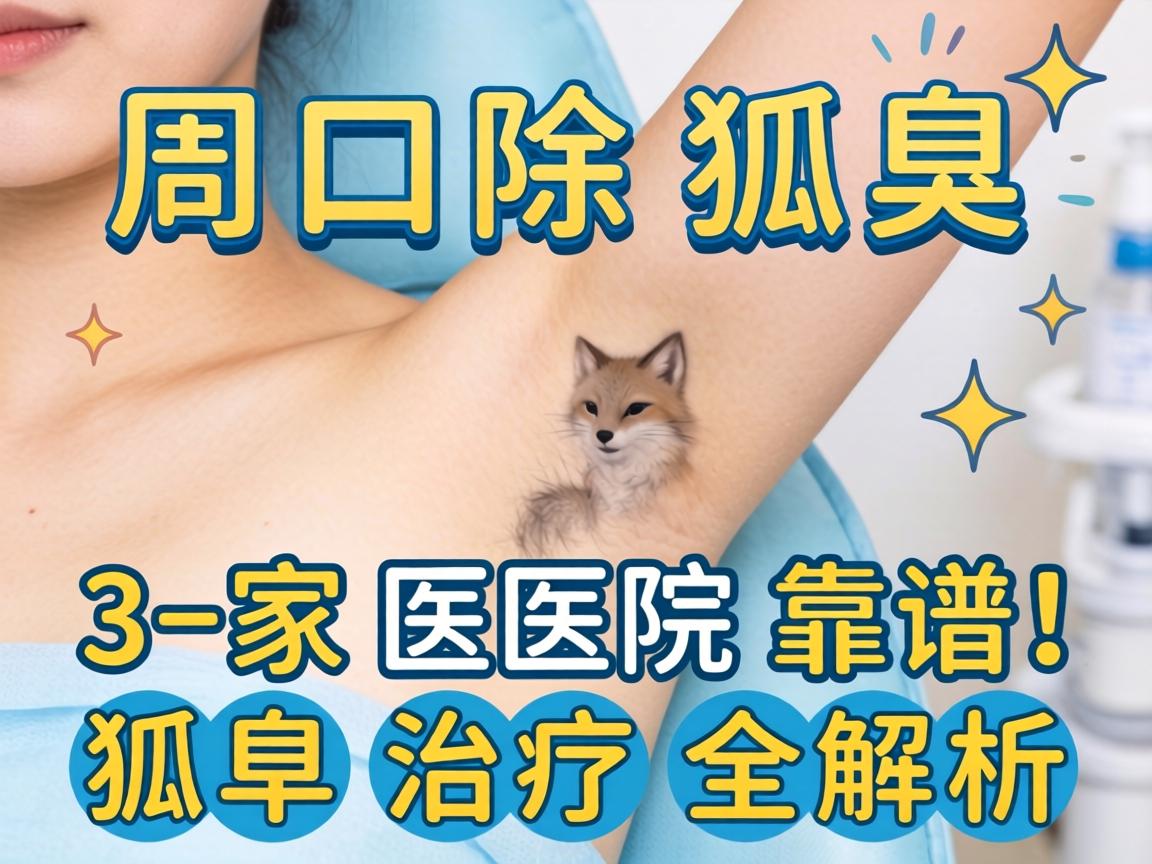 周口除狐臭，这3家医院靠谱！狐臭治疗全解析