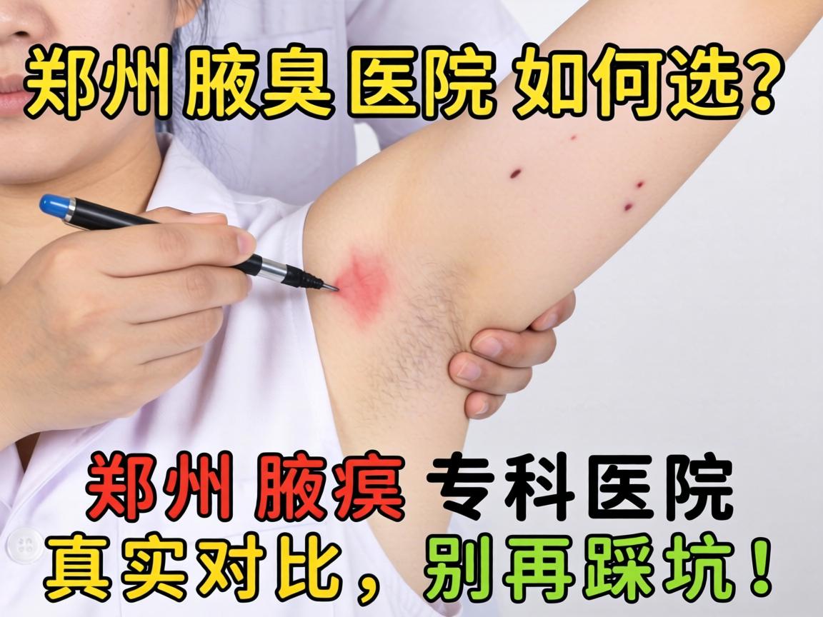 郑州腋臭医院如何选？郑州腋臭专科医院真实对比，别再踩坑！