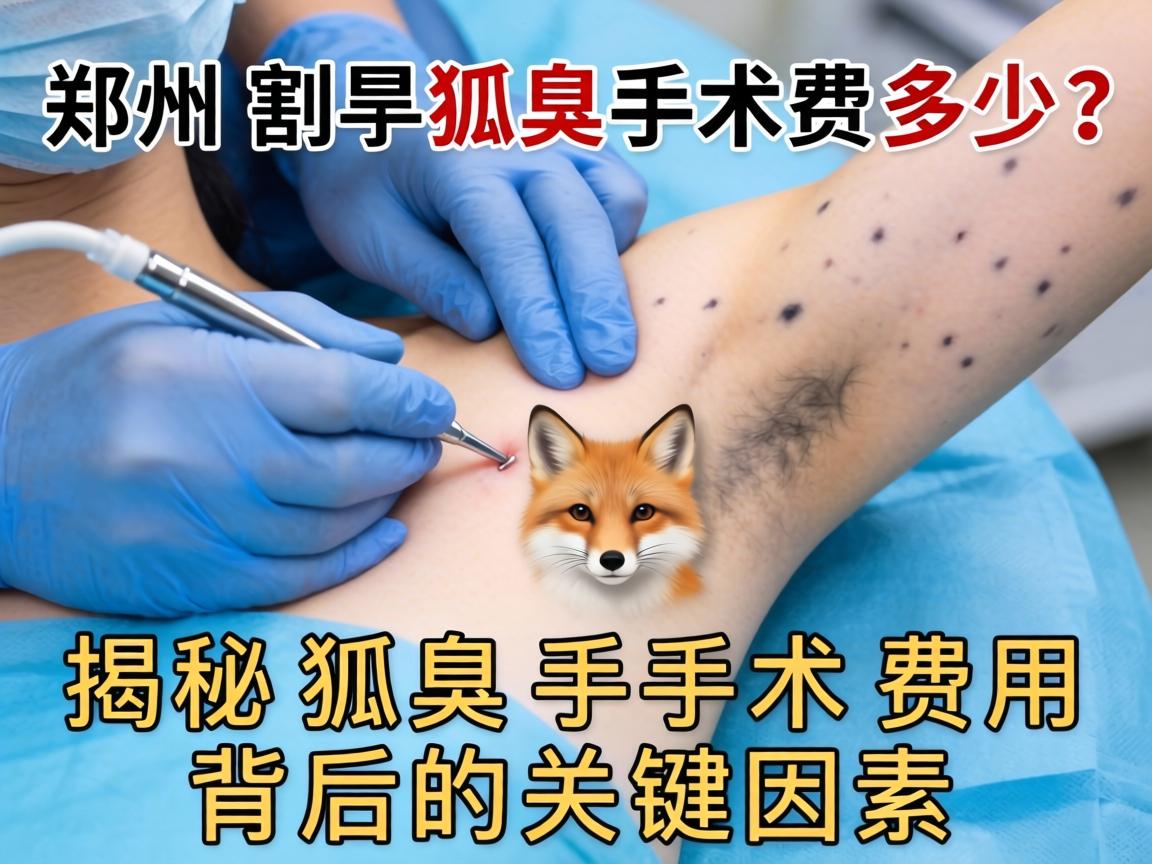 郑州割狐臭手术费多少？揭秘狐臭手术费用背后的关键因素
