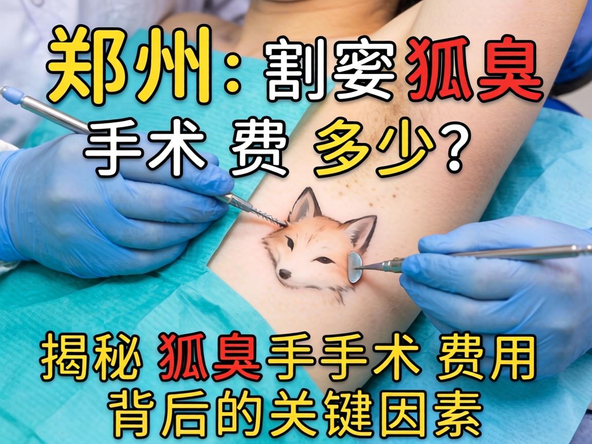 郑州割狐臭手术费多少？揭秘狐臭手术费用背后的关键因素