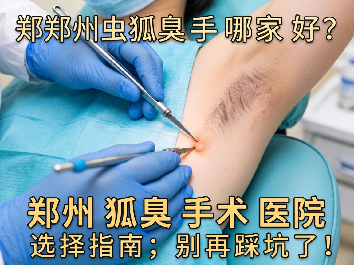 郑州狐臭手术哪家好？郑州狐臭手术医院选择指南，别再踩坑了！