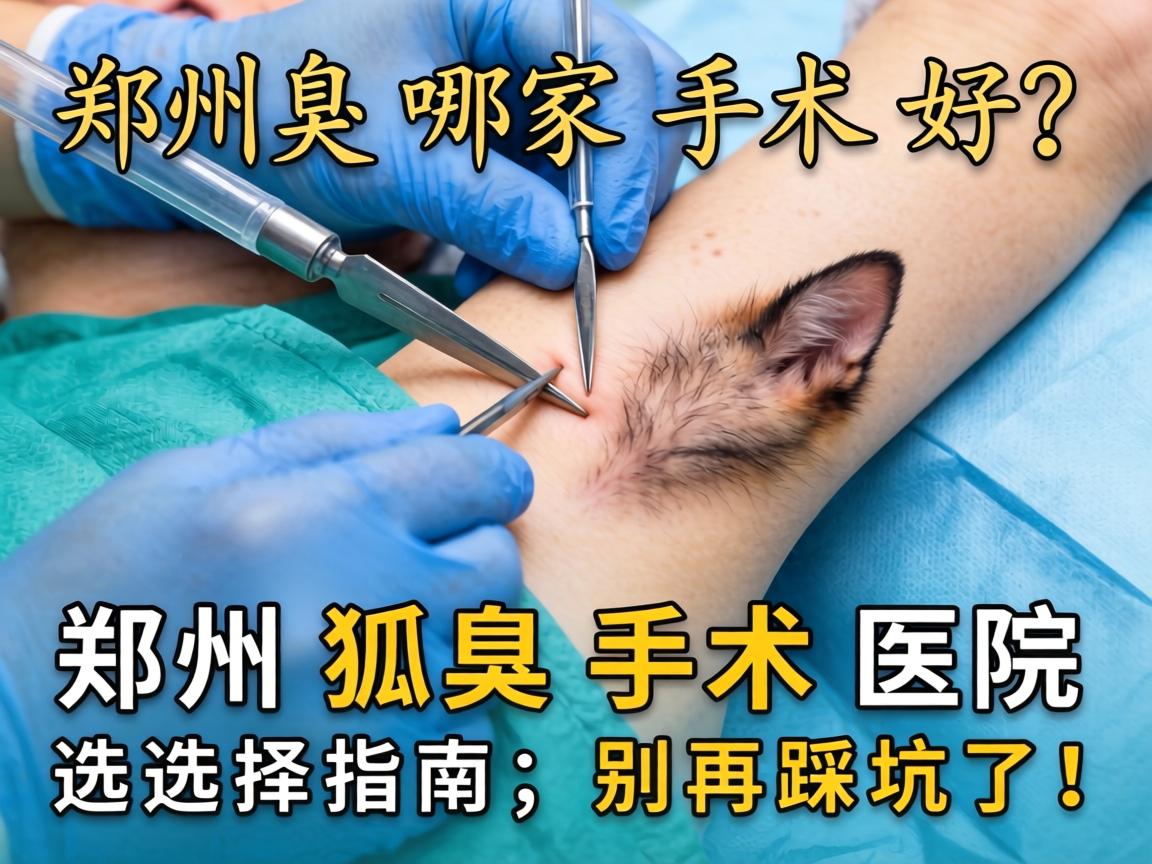 郑州狐臭手术哪家好？郑州狐臭手术医院选择指南，别再踩坑了！
