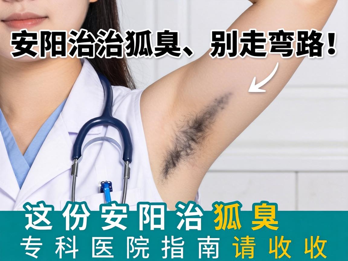 安阳治狐臭，别走弯路！这份安阳治狐臭专科医院指南请收好