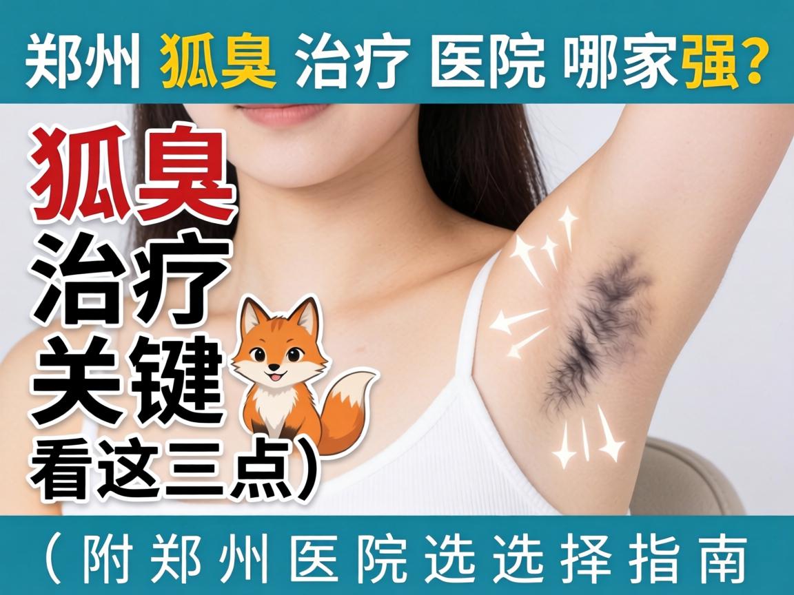 郑州狐臭治疗医院哪家强？狐臭治疗关键看这三点（附郑州医院选择指南）