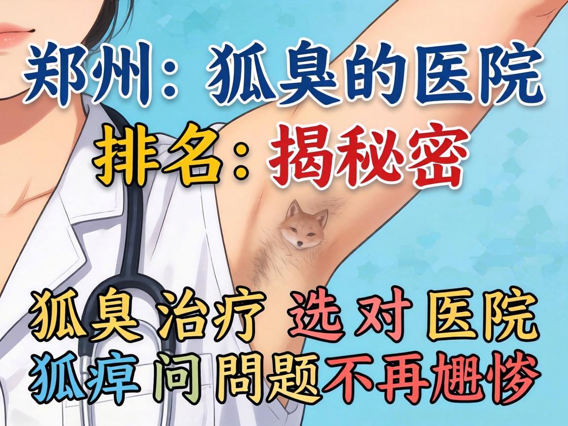 郑州狐臭医院排名揭秘，狐臭治疗选对医院，狐臭问题不再尴尬