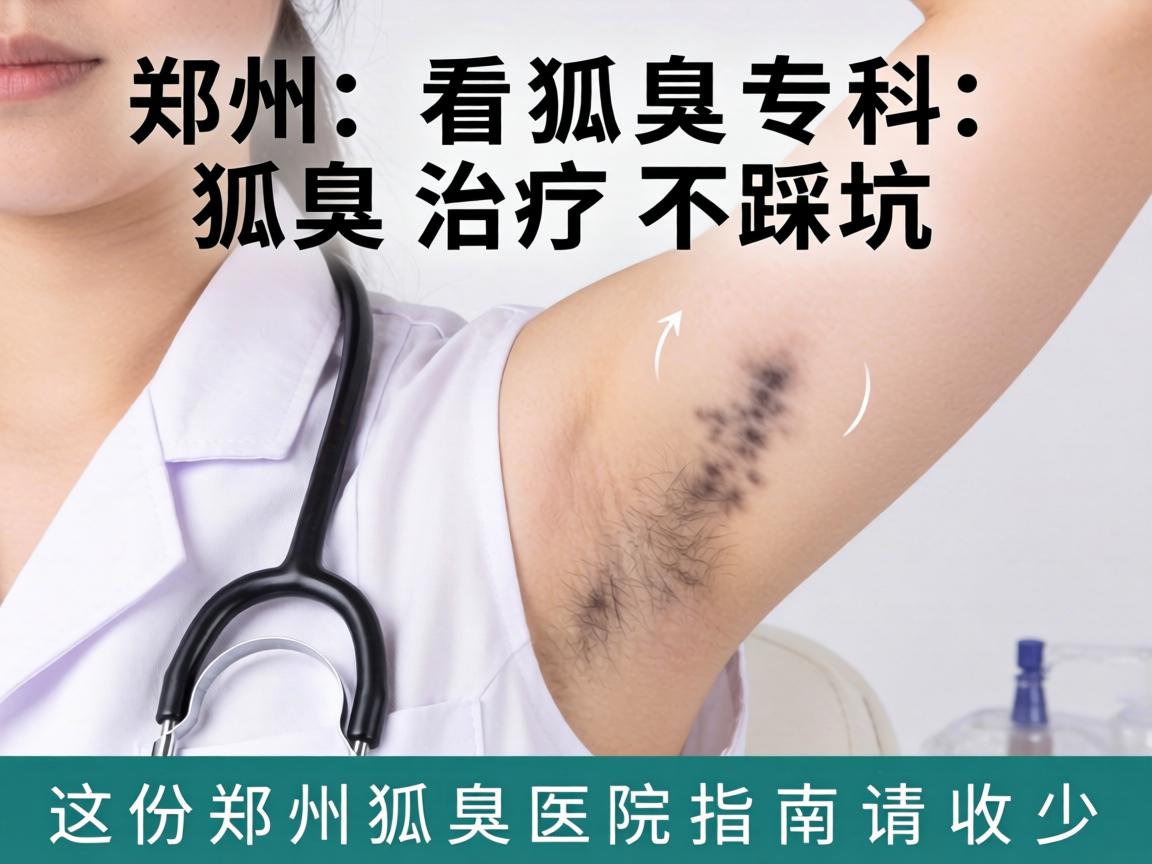 郑州看狐臭专科，狐臭治疗不踩坑，这份郑州狐臭医院指南请收好