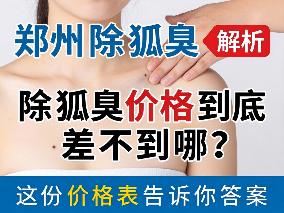 郑州除狐臭价格解析，除狐臭价格到底差在哪？这份价格表告诉你答案