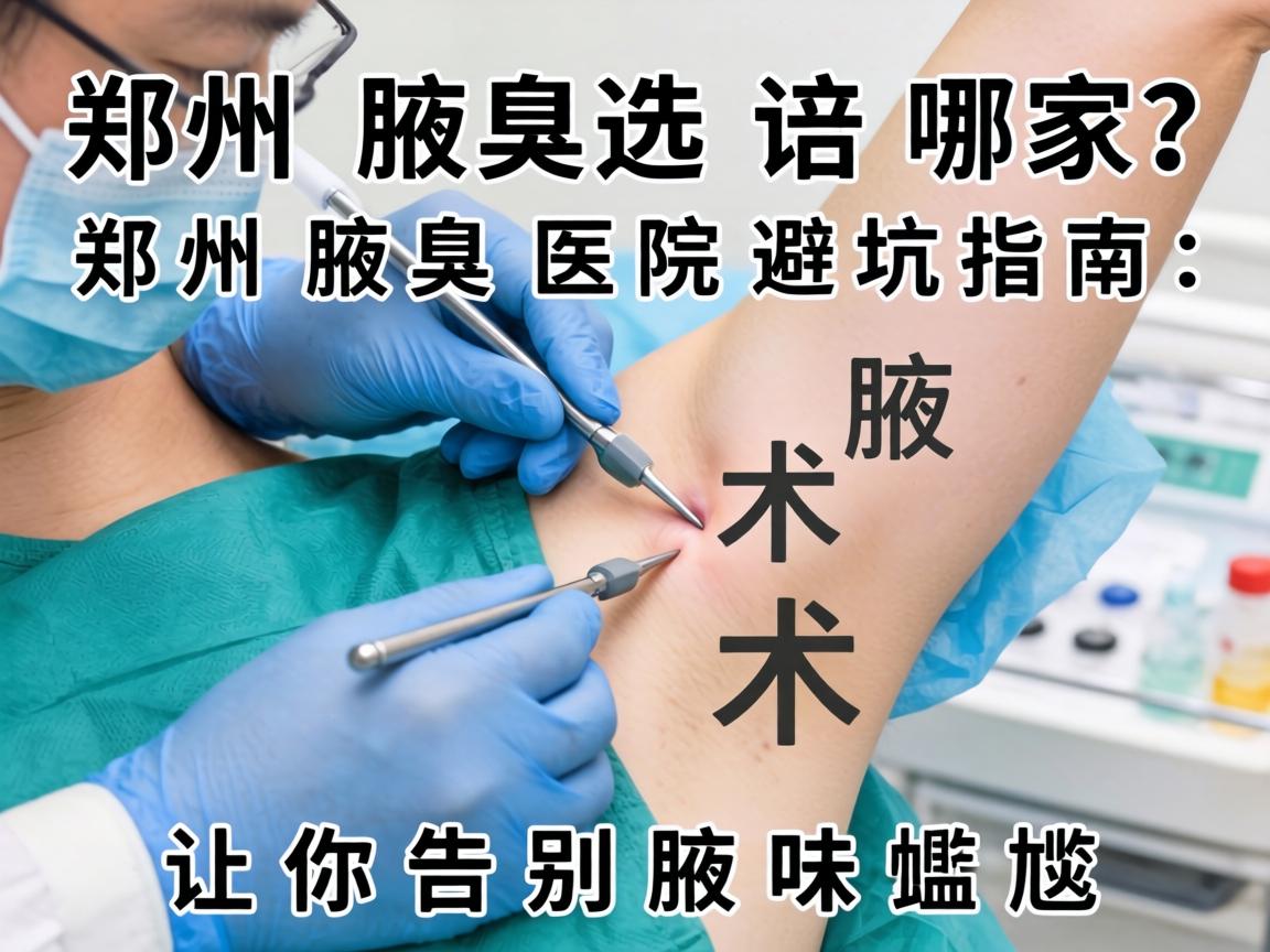 郑州腋臭手术选哪家？郑州腋臭医院避坑指南，让你告别腋味尴尬