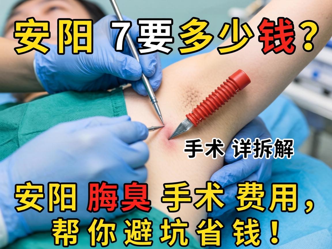 安阳腋臭手术要多少钱？详细拆解安阳腋臭手术费用，帮你避坑省钱！