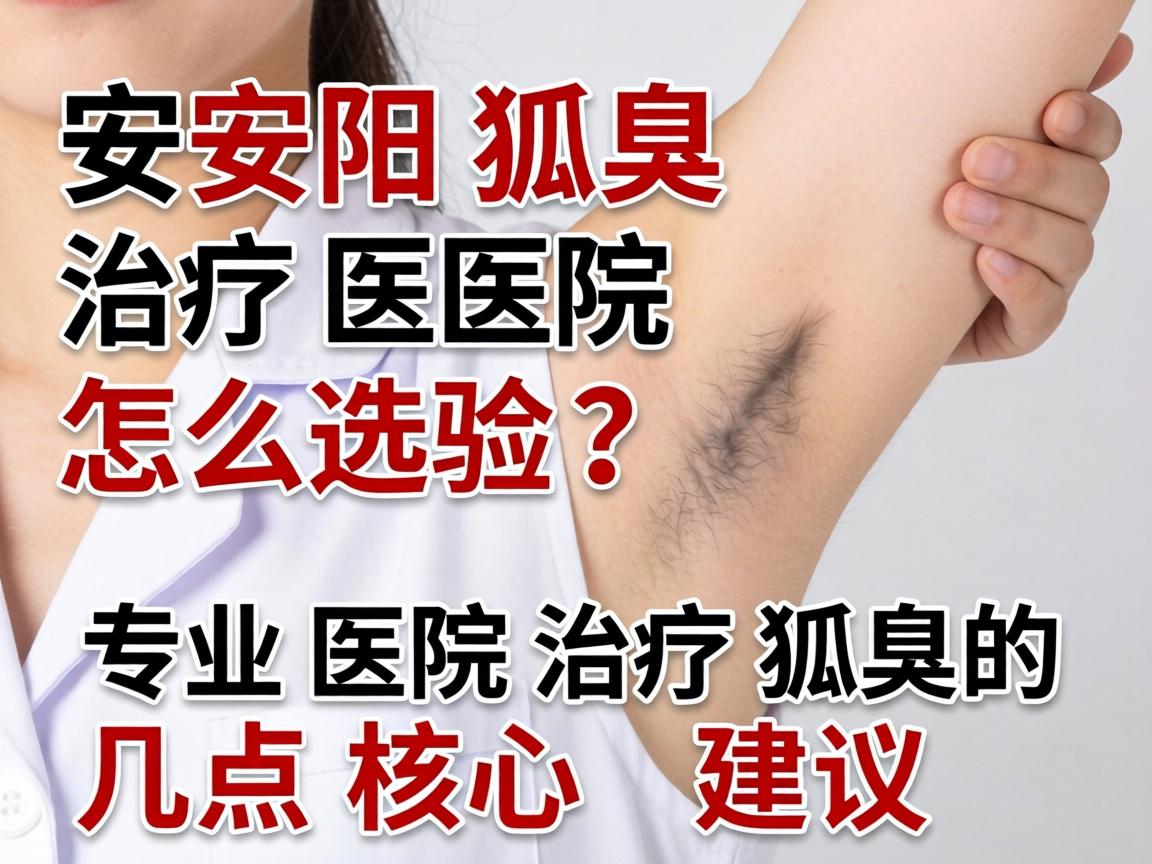 安阳狐臭治疗医院怎么选？专业医院治疗狐臭的几点核心建议